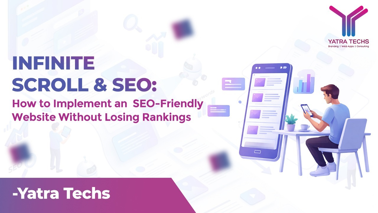 Woman planning AI digital marketing strategy on laptop with notebook, analytics icons, and business growth concept